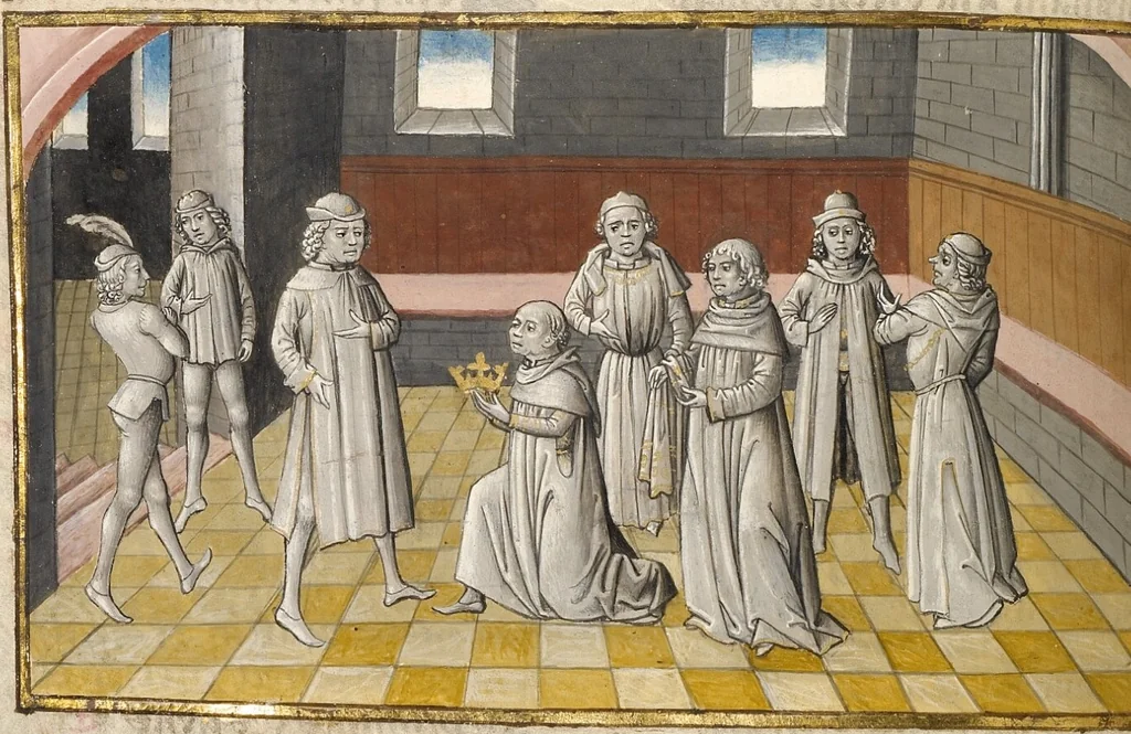 An illustration from Miroir Historial, 2 vols., 1475, leaf 106