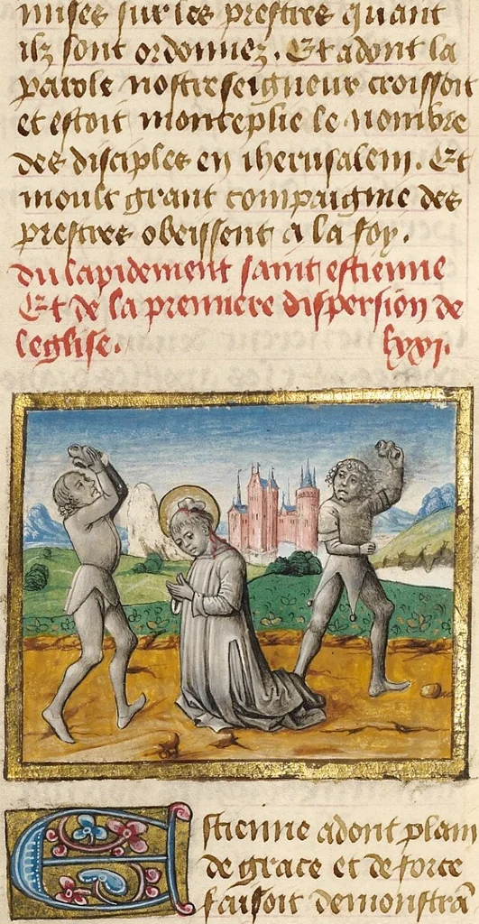 An illustration from Miroir Historial, 2 vols., 1475, leaf 126