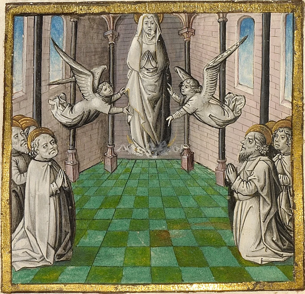 An illustration from Miroir Historial, 2 vols., 1475, leaf 129
