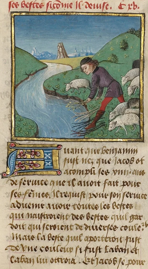 An illustration from Miroir Historial, 2 vols., 1475, leaf 34