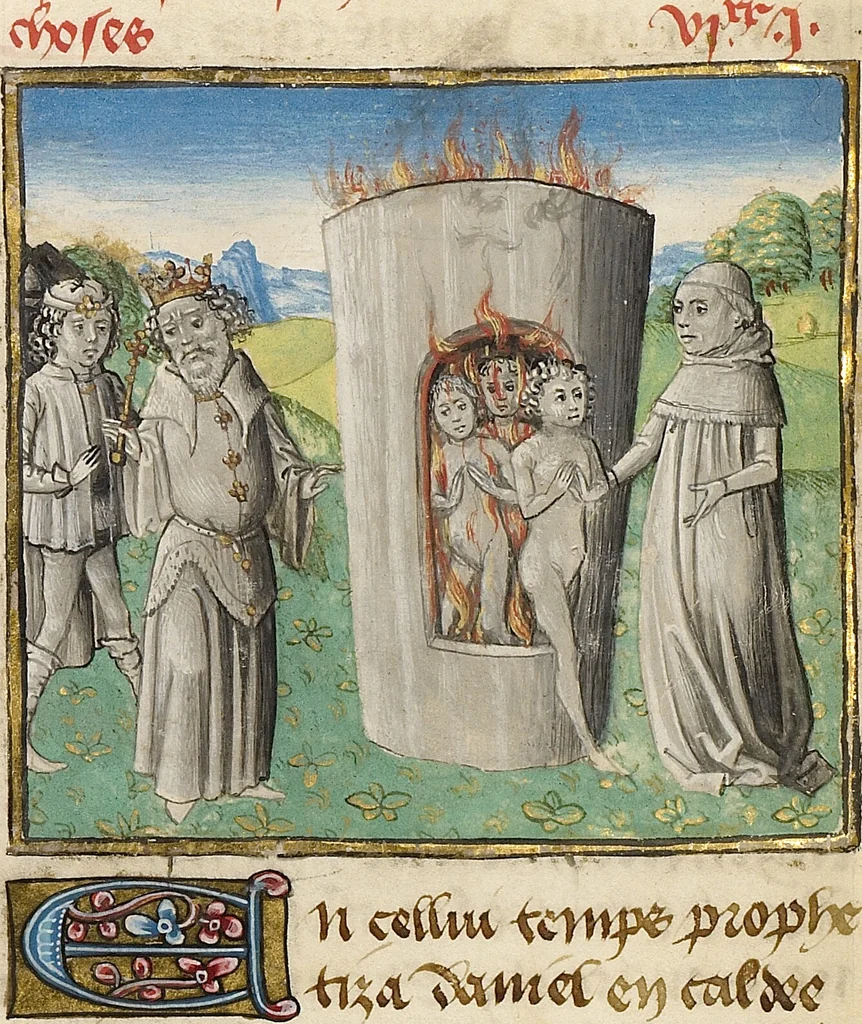 An illustration from Miroir Historial, 2 vols., 1475, leaf 69