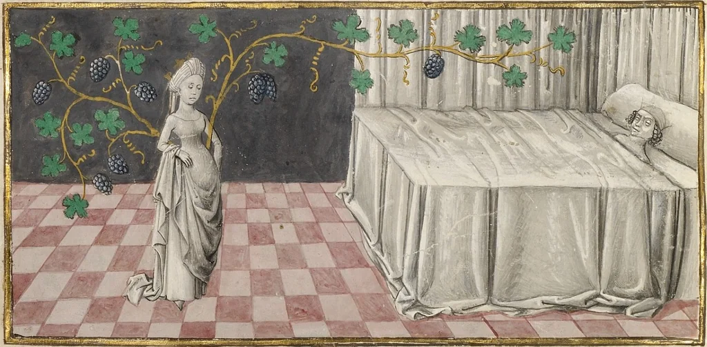An illustration from Miroir Historial, 2 vols., 1475, leaf 70