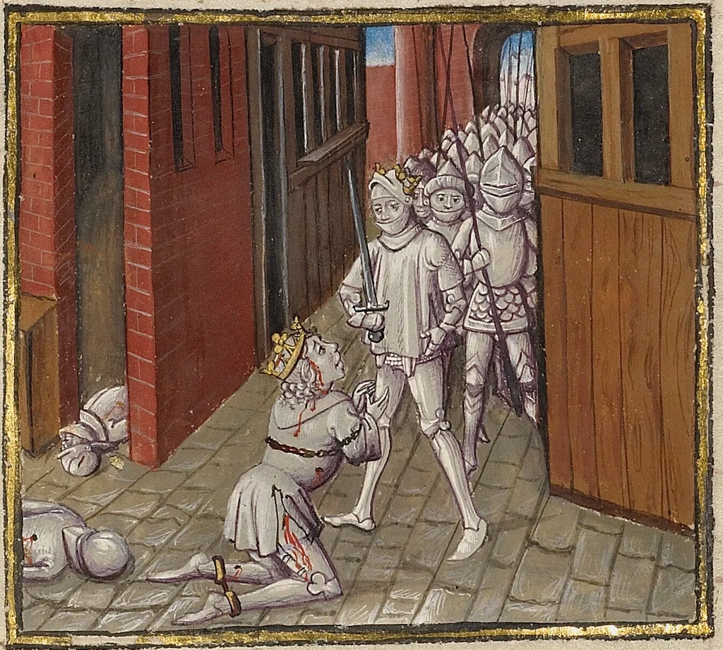 An illustration from Miroir Historial, 2 vols., 1475, leaf 81