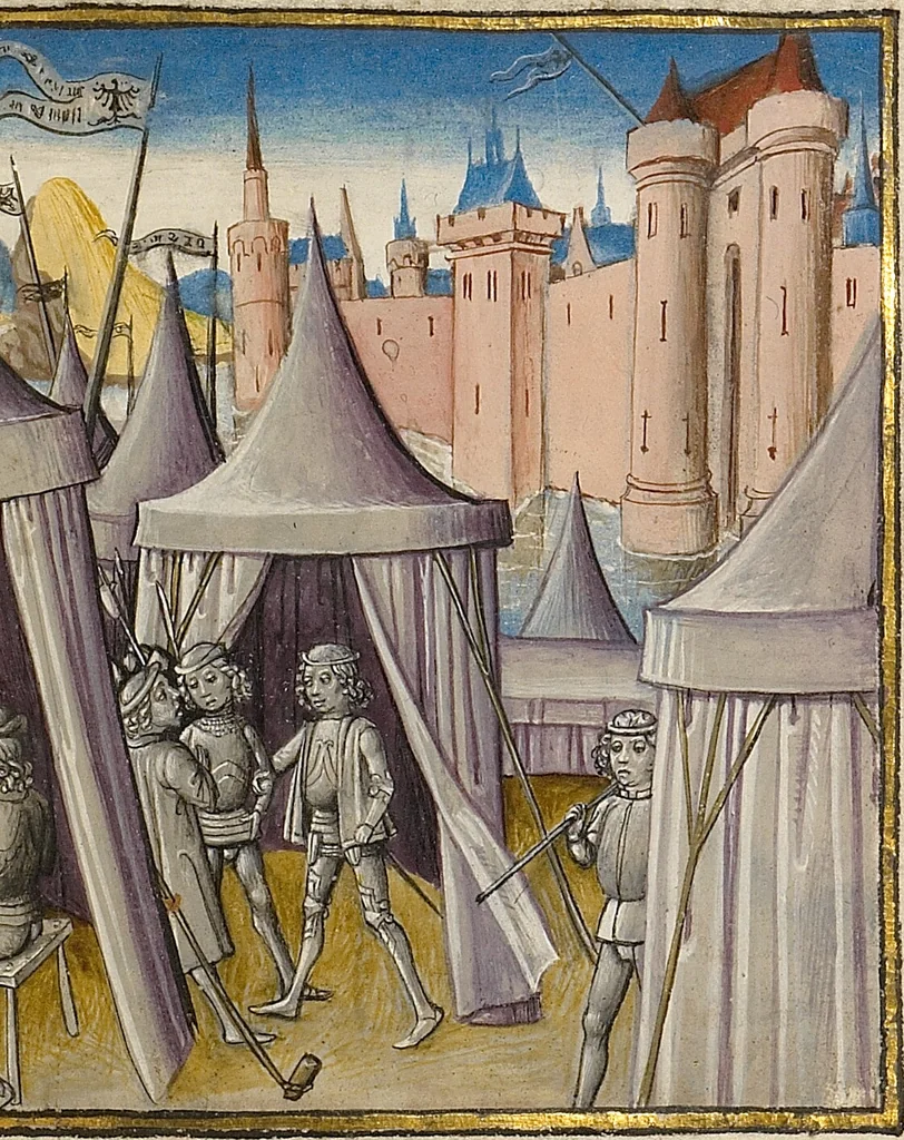 An illustration from Miroir Historial, 2 vols., 1475, leaf 88