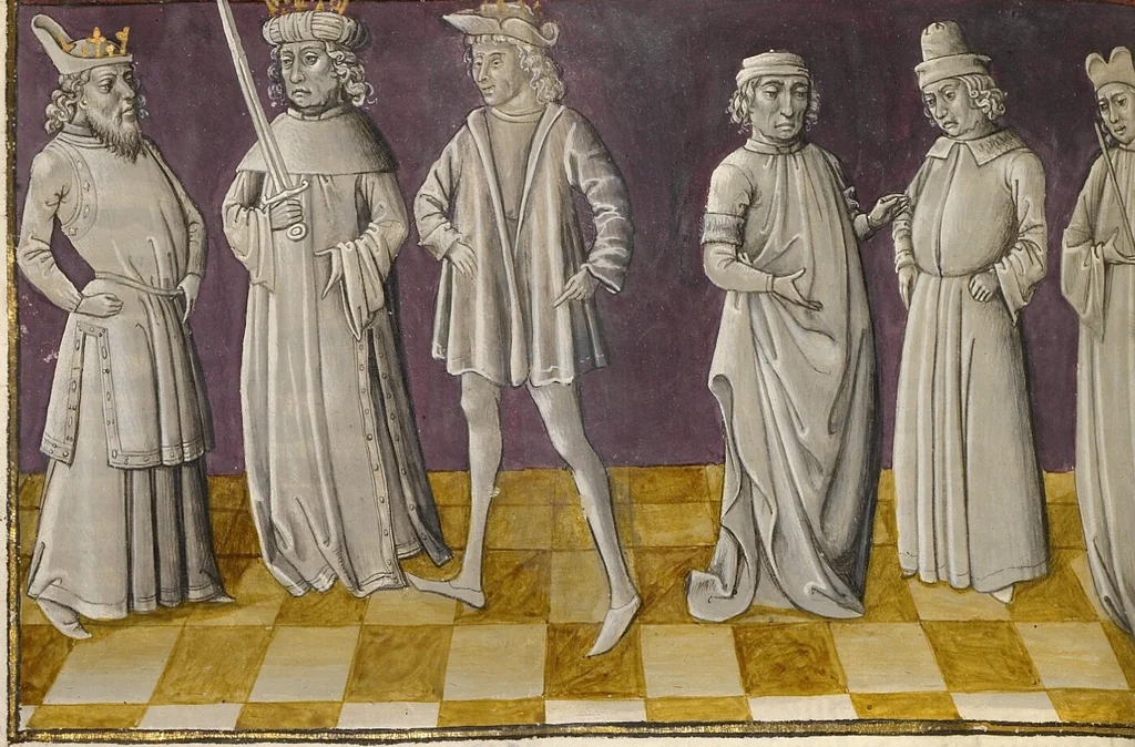 An illustration from Miroir Historial, 2 vols., 1475, leaf 91