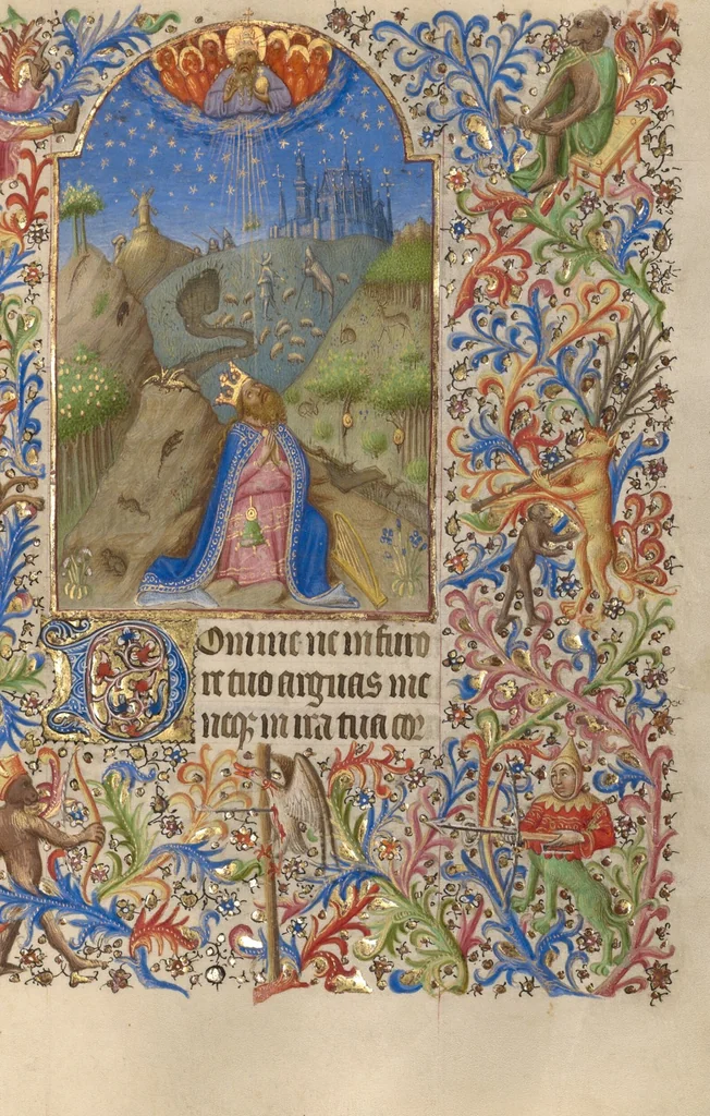 An illustration from Book of Hours, 1420, leaf 2
