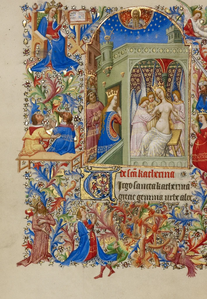 An illustration from Book of Hours, 1420, leaf 30