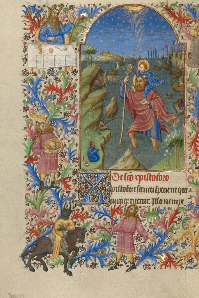 An illustration from Book of Hours, 1420, leaf 31