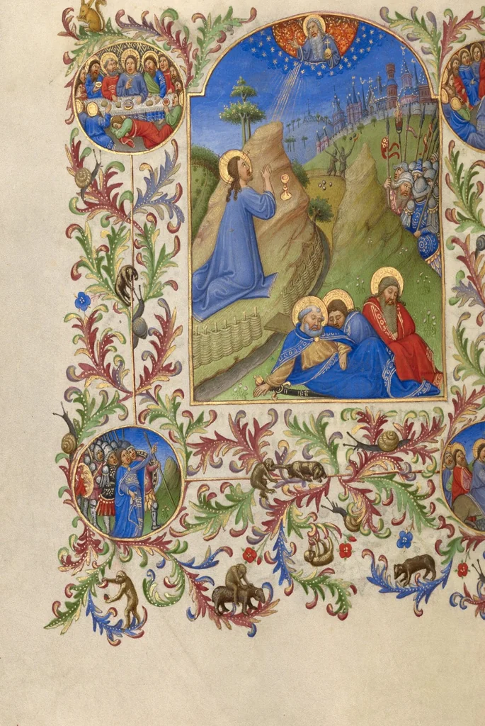 An illustration from Book of Hours, 1420, leaf 32
