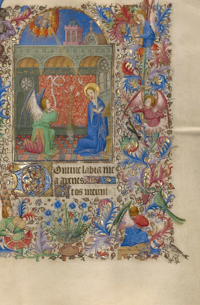An illustration from Book of Hours, 1420, leaf 33