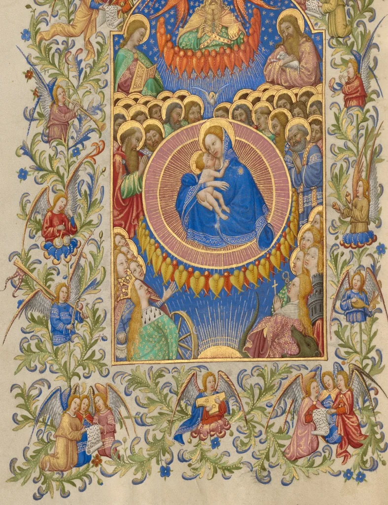 An illustration from Book of Hours, 1420, leaf 36