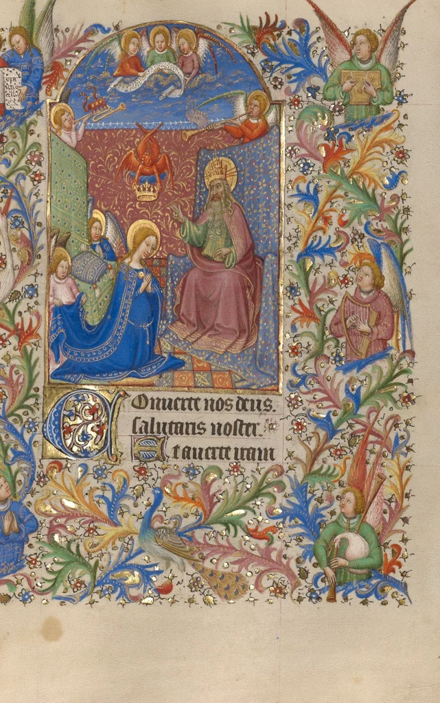 An illustration from Book of Hours, 1420, leaf 37