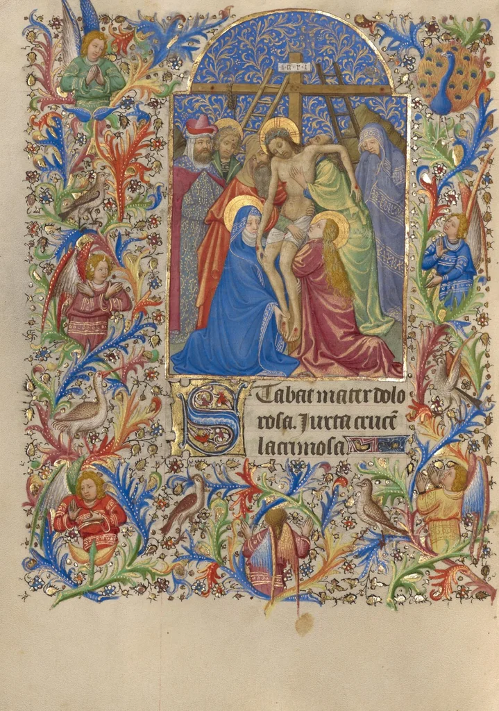 An illustration from Book of Hours, 1420, leaf 39