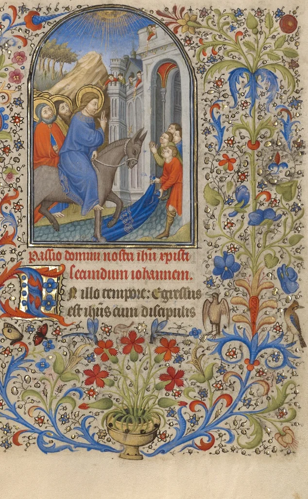 An illustration from Book of Hours, 1420, leaf 40