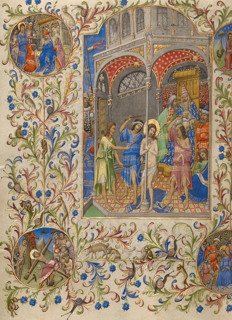 An illustration from Book of Hours, 1420, leaf 41