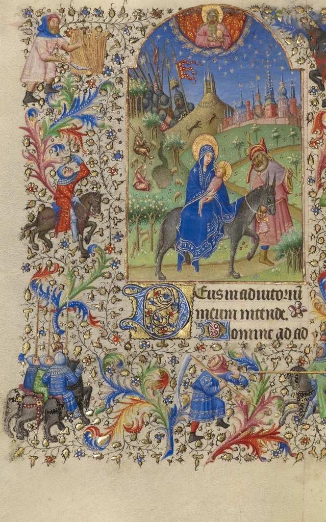 An illustration from Book of Hours, 1420, leaf 42