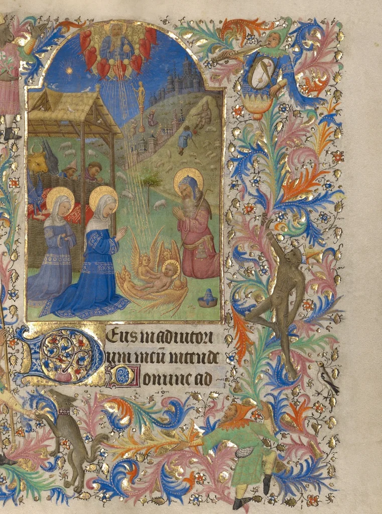 An illustration from Book of Hours, 1420, leaf 44
