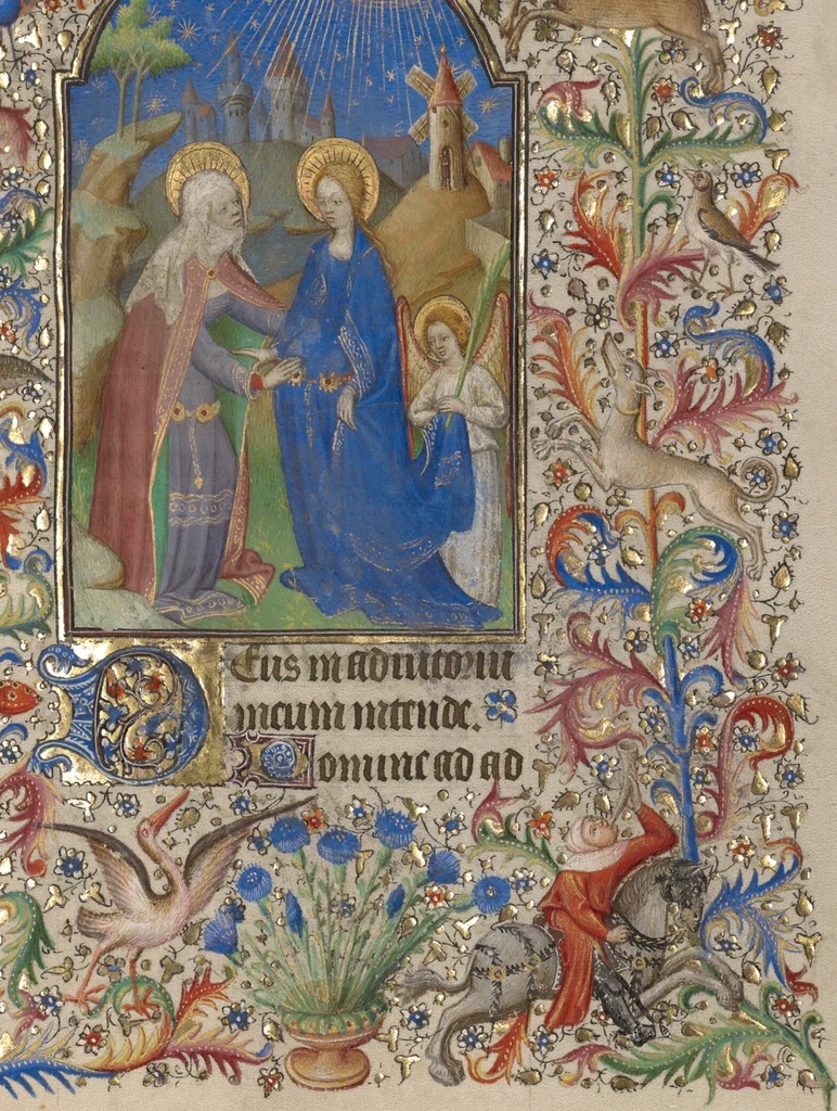 An illustration from Book of Hours, 1420, leaf 47