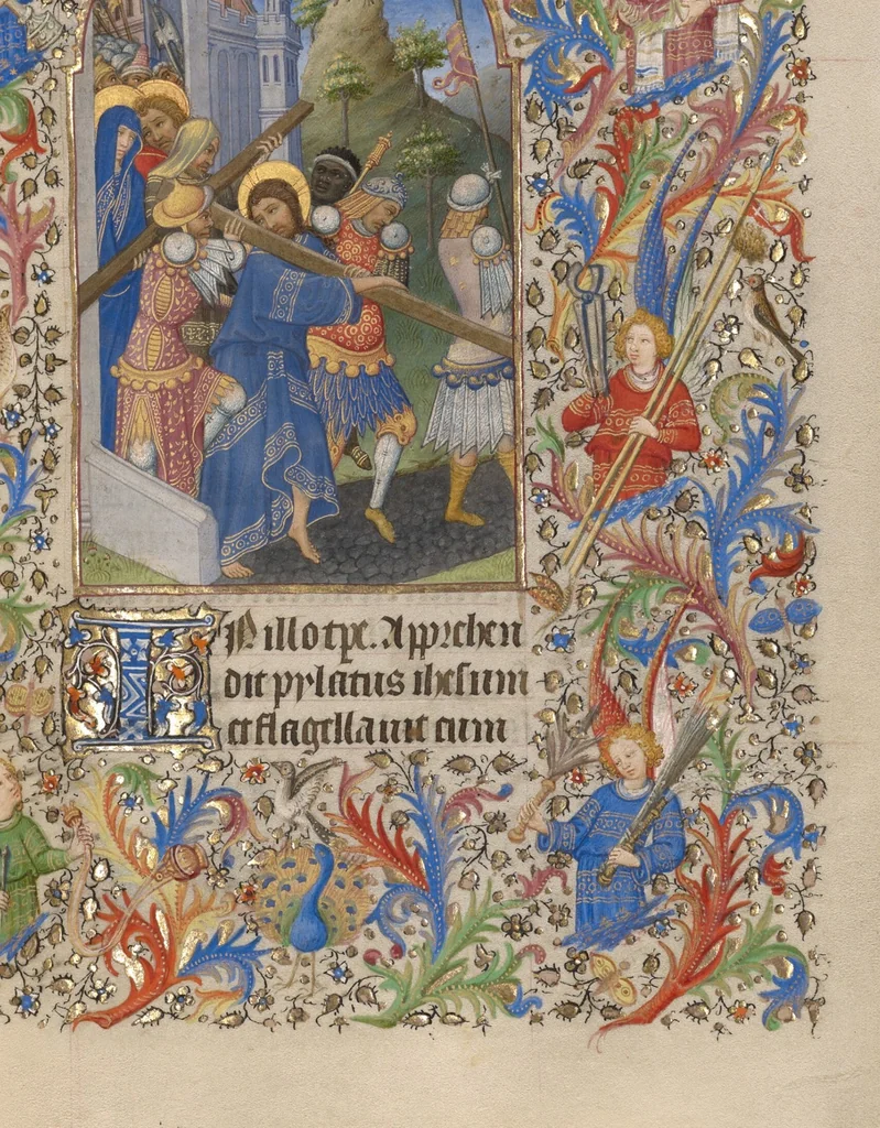 An illustration from Book of Hours, 1420, leaf 48