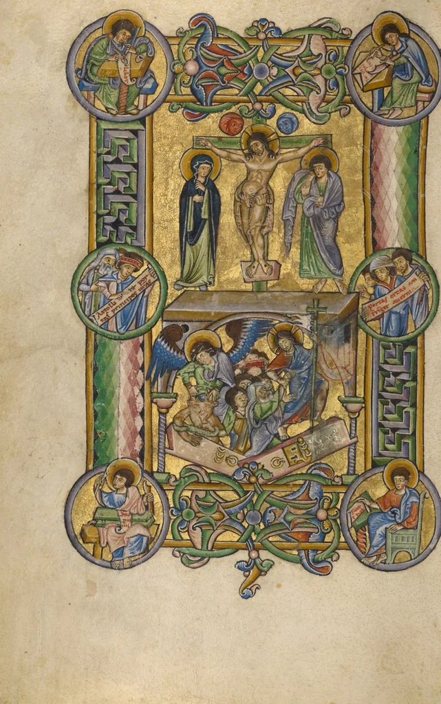 An illustration from New Testament, 1150, leaf 15