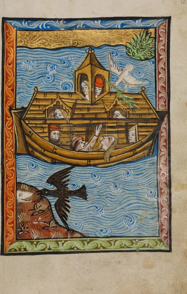 An illustration from Illustrated Vita Christi, with devotional supplements, 1190, leaf 104
