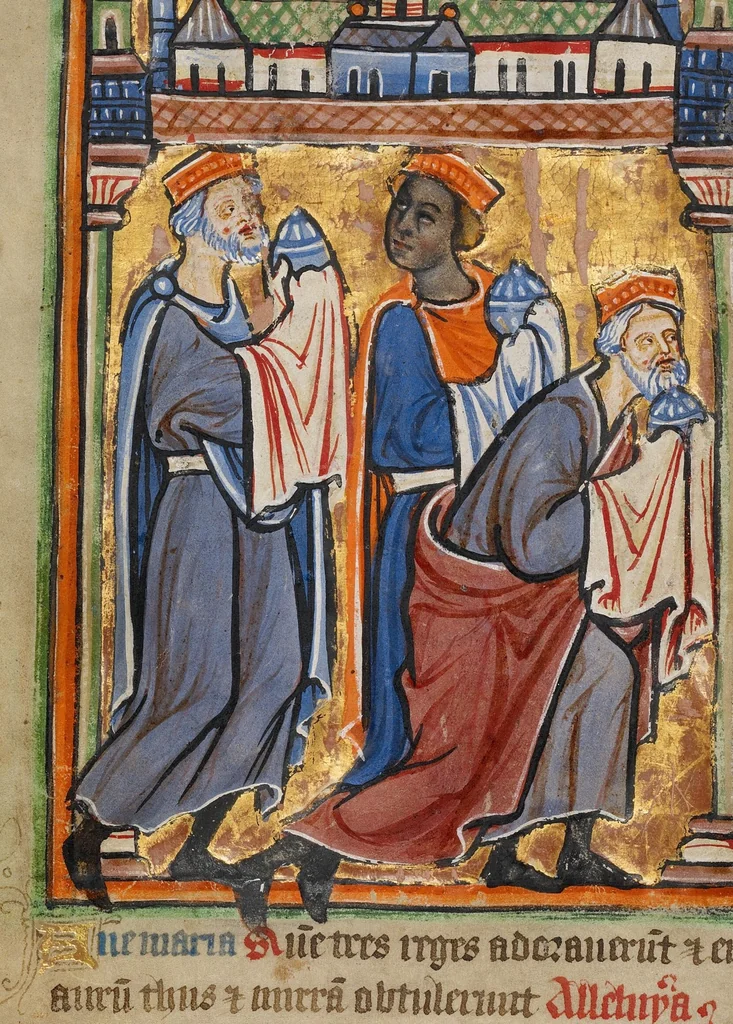 An illustration from Illustrated Vita Christi, with devotional supplements, 1190, leaf 138