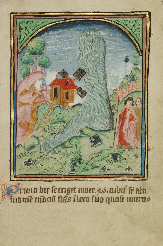 An illustration from Illustrated Vita Christi, with devotional supplements, 1190, leaf 162