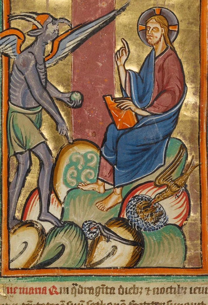 An illustration from Illustrated Vita Christi, with devotional supplements, 1190, leaf 163