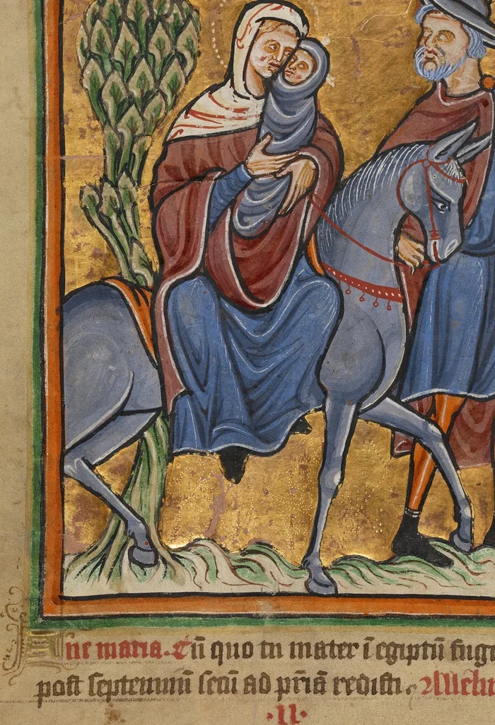 An illustration from Illustrated Vita Christi, with devotional supplements, 1190, leaf 164