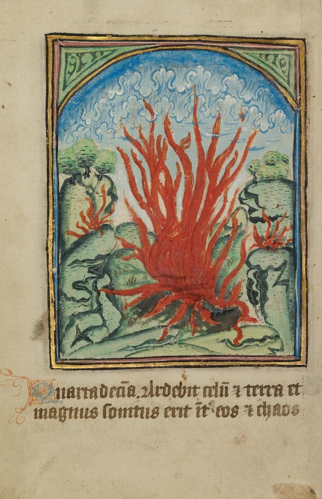 An illustration from Illustrated Vita Christi, with devotional supplements, 1190, leaf 165