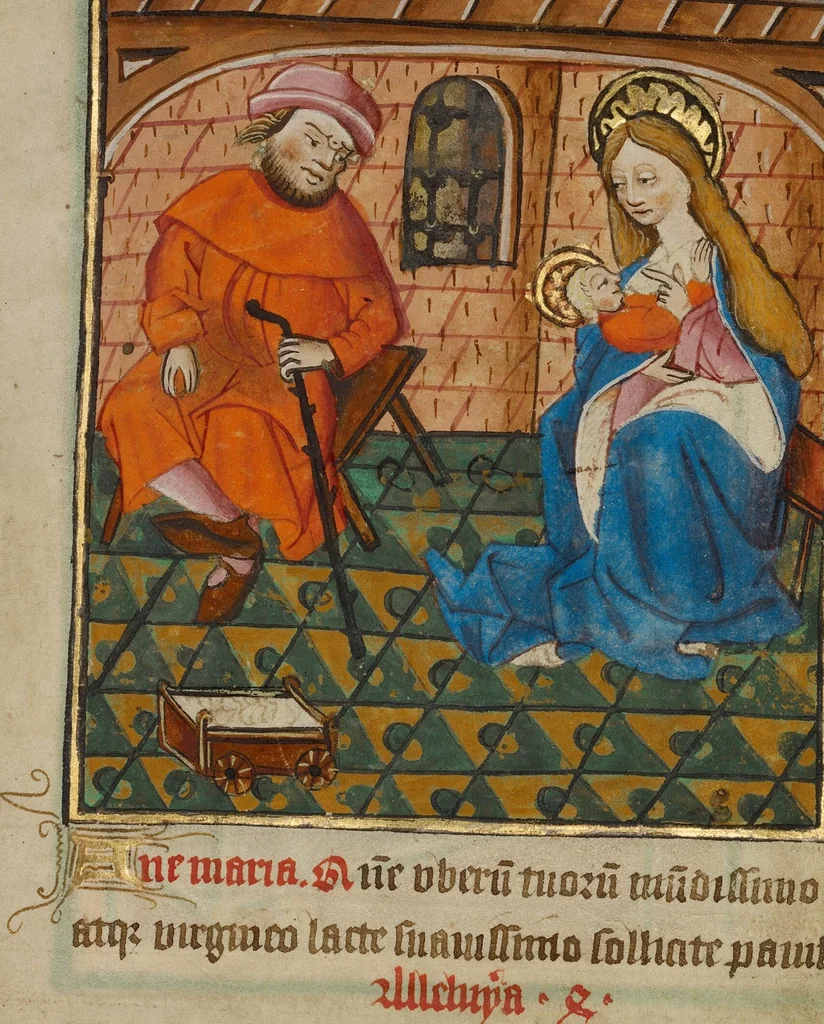 An illustration from Illustrated Vita Christi, with devotional supplements, 1190, leaf 171