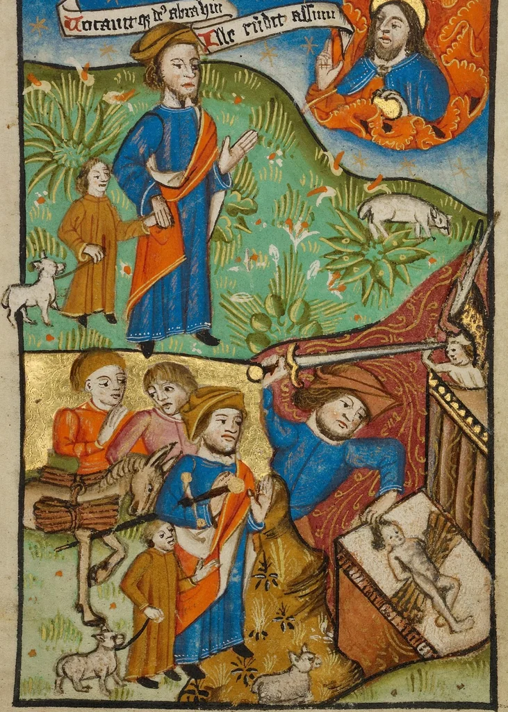 An illustration from Illustrated Vita Christi, with devotional supplements, 1190, leaf 191