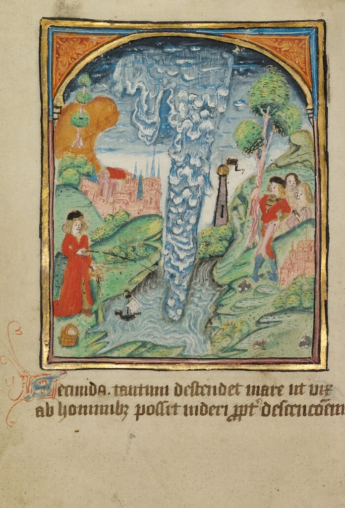An illustration from Illustrated Vita Christi, with devotional supplements, 1190, leaf 193