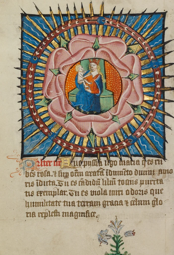 An illustration from Illustrated Vita Christi, with devotional supplements, 1190, leaf 209