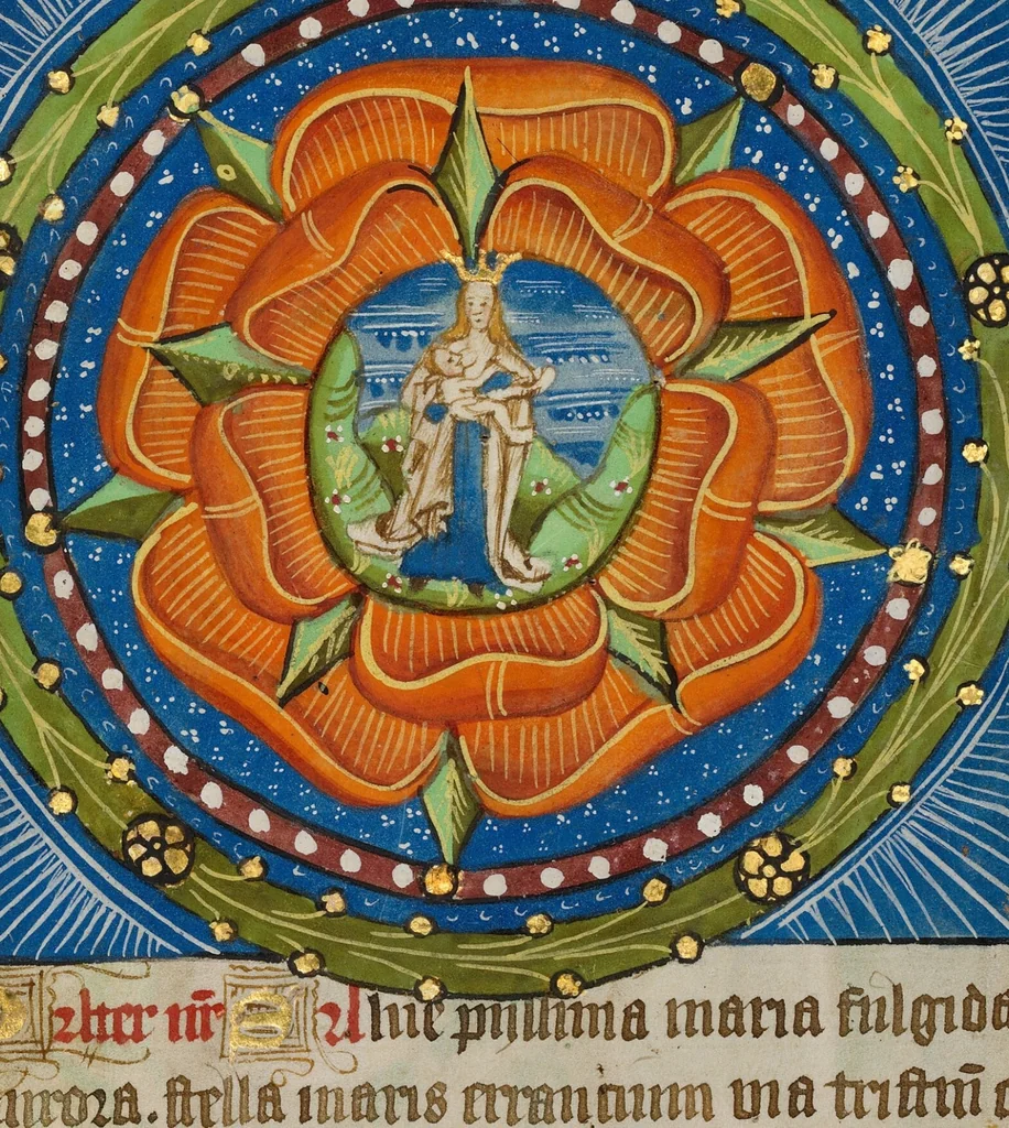 An illustration from Illustrated Vita Christi, with devotional supplements, 1190, leaf 210