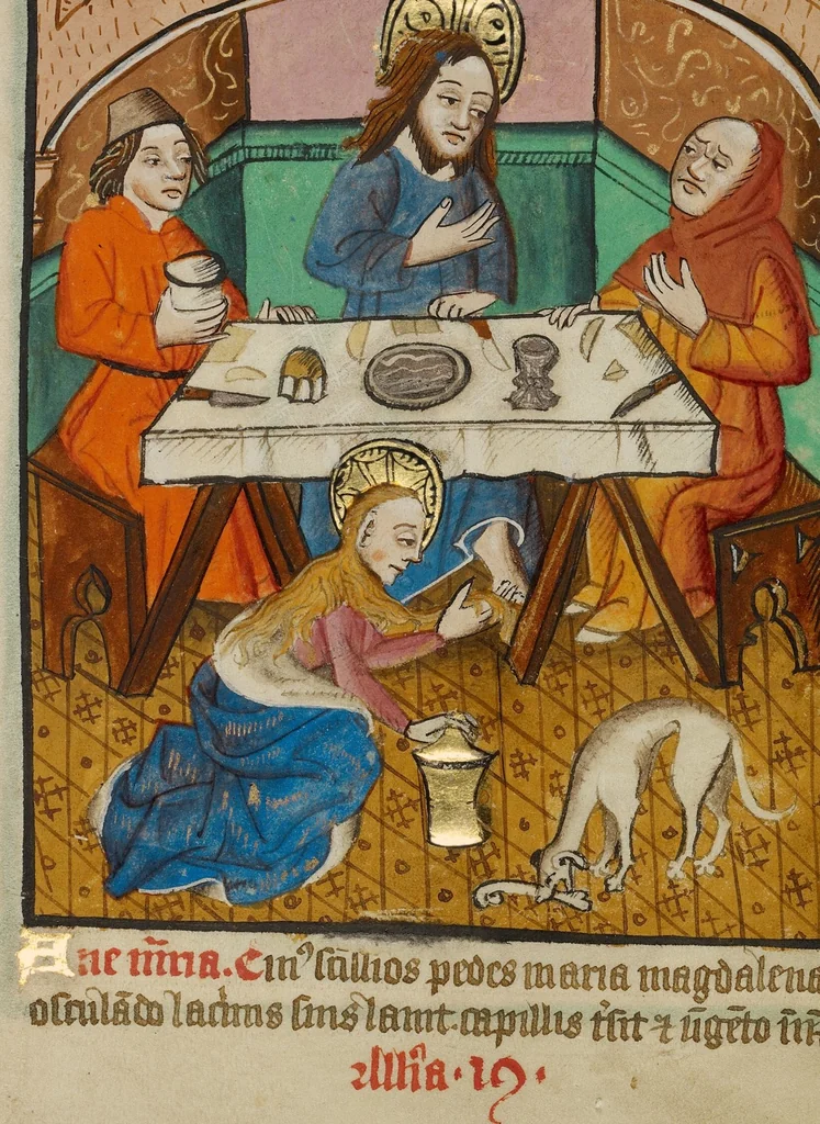 An illustration from Illustrated Vita Christi, with devotional supplements, 1190, leaf 26