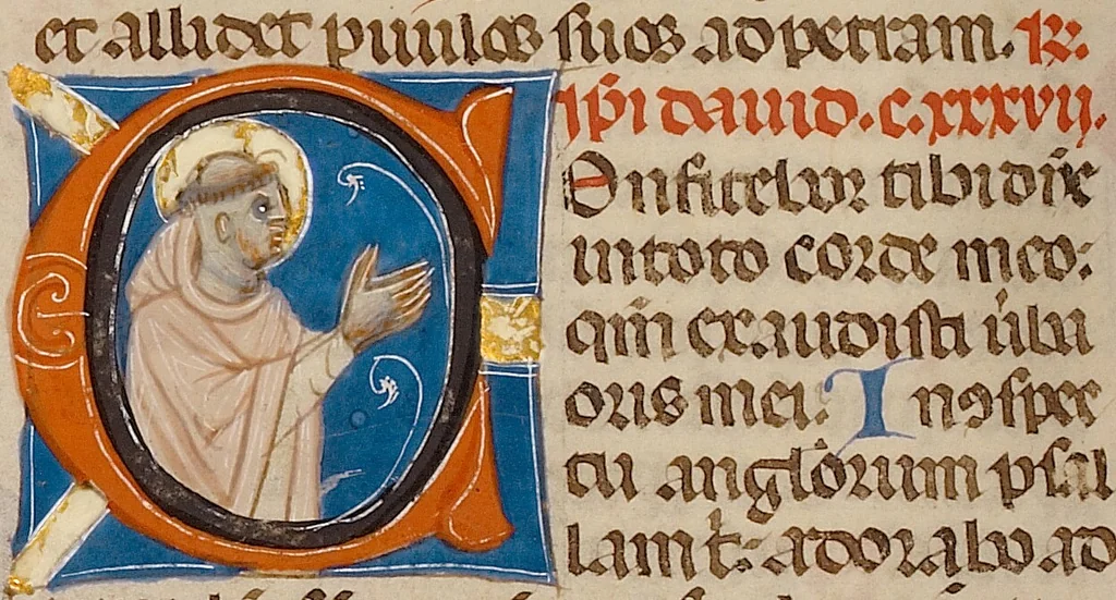 An illustration from Bible, 1280, leaf 10