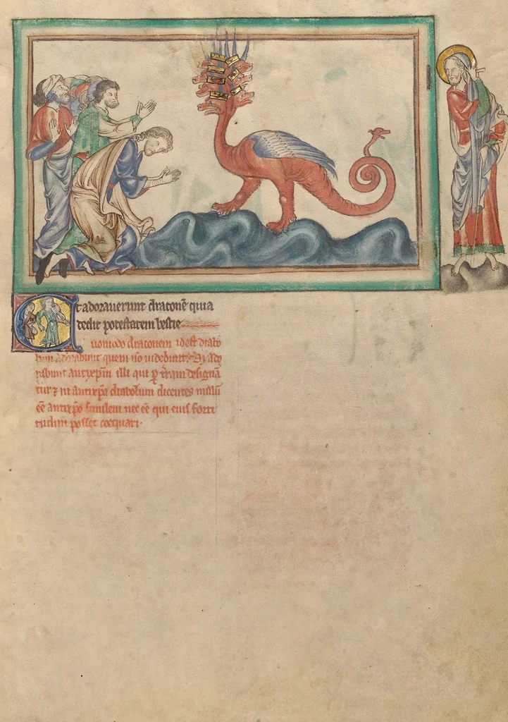 An illustration from Getty Apocalypse (Ms. Ludwig III 1 (83.MC.72)), 1255, leaf 13