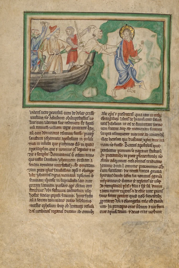 An illustration from Getty Apocalypse (Ms. Ludwig III 1 (83.MC.72)), 1255, leaf 16