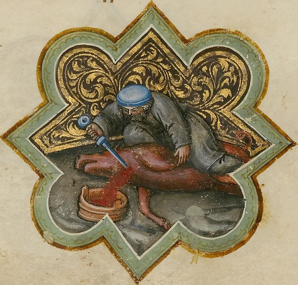 An illustration from Missal, 1389, leaf 9