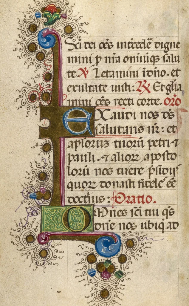An illustration from Gualenghi-d'Este Hours, 1469, leaf 19