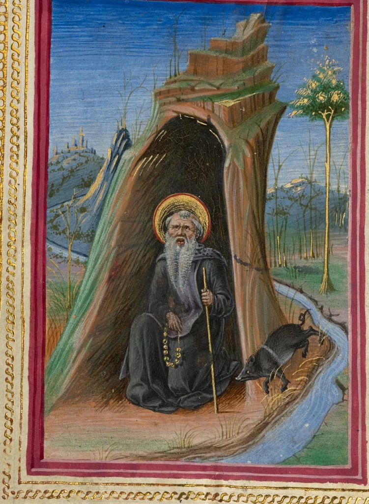 An illustration from Gualenghi-d'Este Hours, 1469, leaf 26