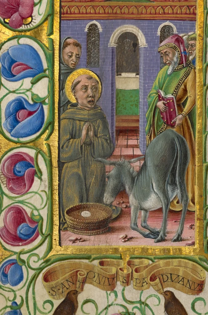 An illustration from Gualenghi-d'Este Hours, 1469, leaf 28