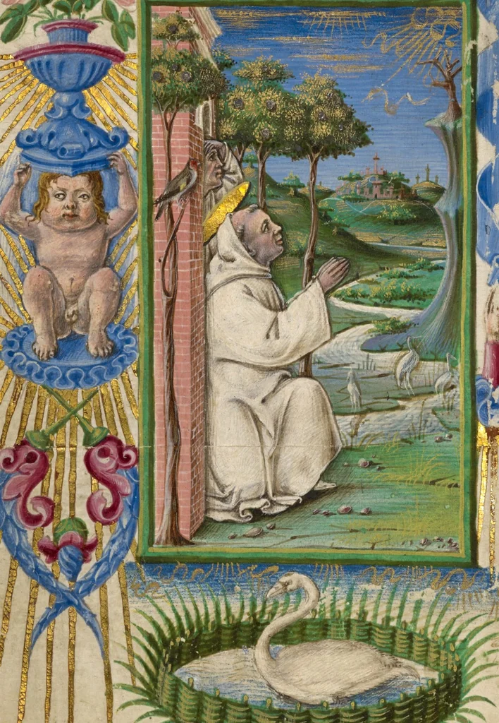 An illustration from Gualenghi-d'Este Hours, 1469, leaf 30