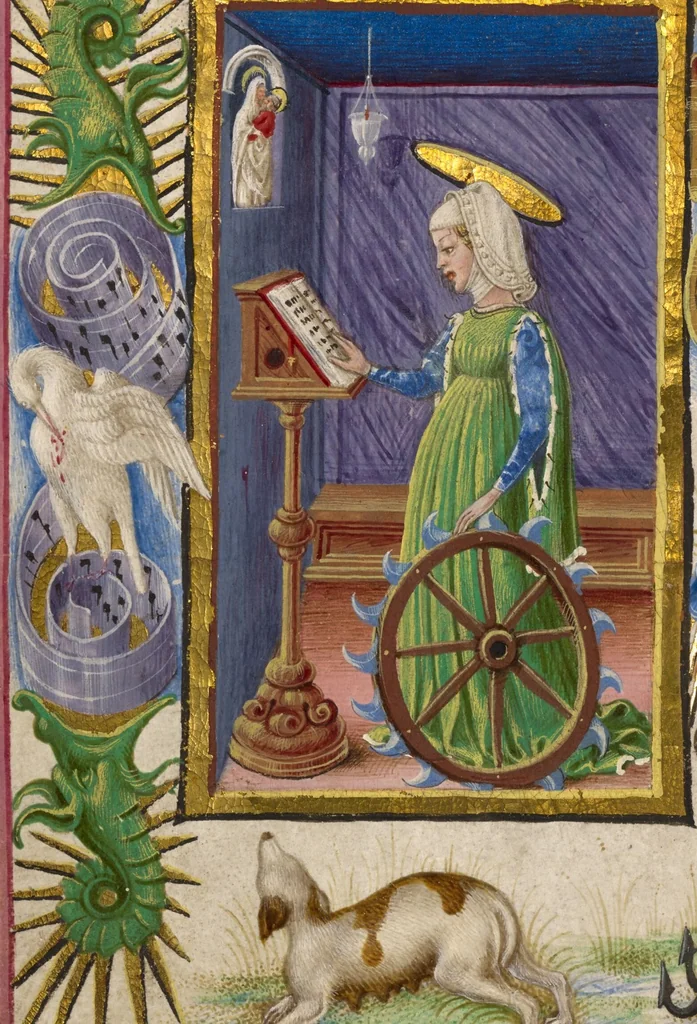 An illustration from Gualenghi-d'Este Hours, 1469, leaf 33