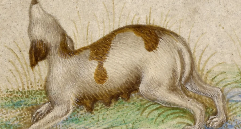 An illustration from Gualenghi-d'Este Hours, 1469, leaf 34