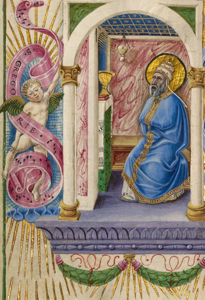 An illustration from Gualenghi-d'Este Hours, 1469, leaf 38