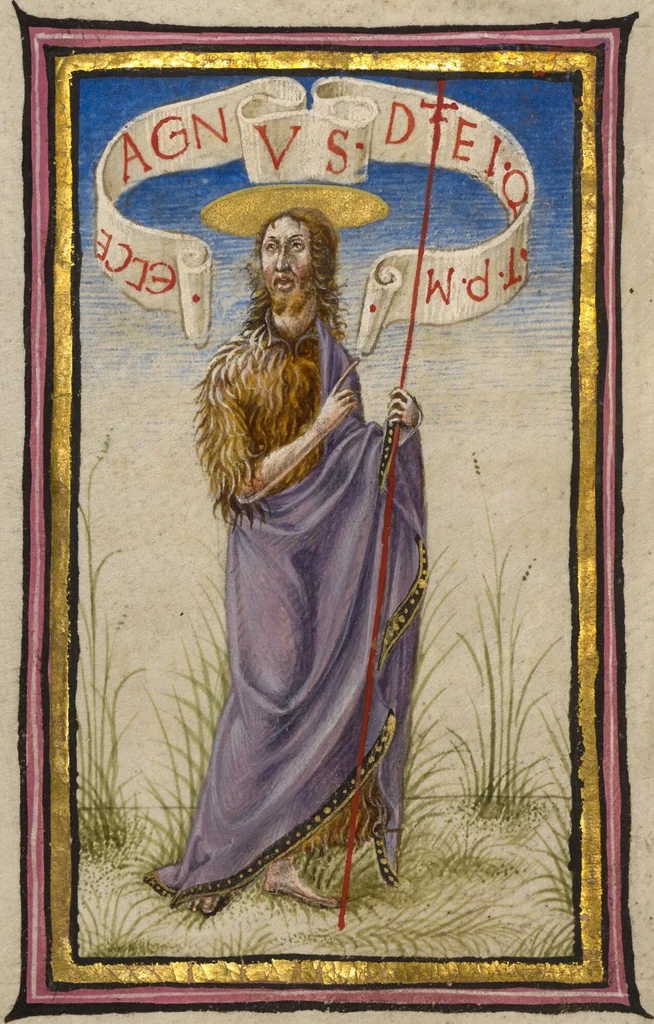 An illustration from Gualenghi-d'Este Hours, 1469, leaf 40