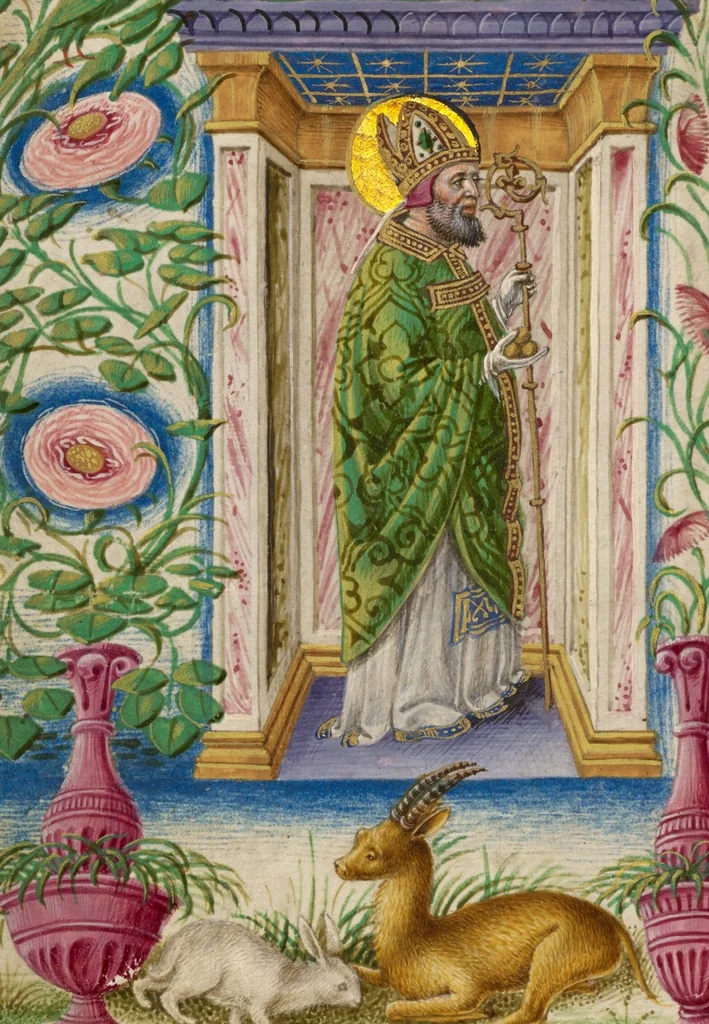 An illustration from Gualenghi-d'Este Hours, 1469, leaf 41