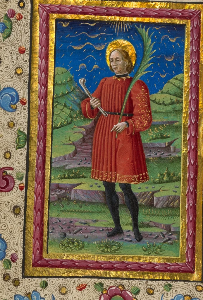 An illustration from Gualenghi-d'Este Hours, 1469, leaf 42
